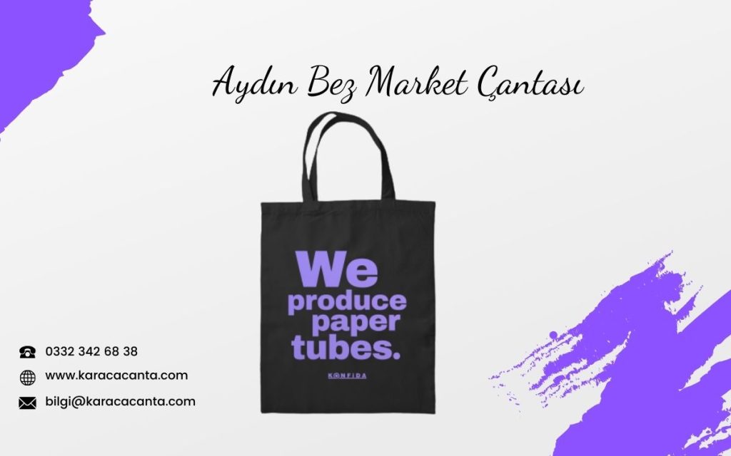 Aydın Bez Market Çantası