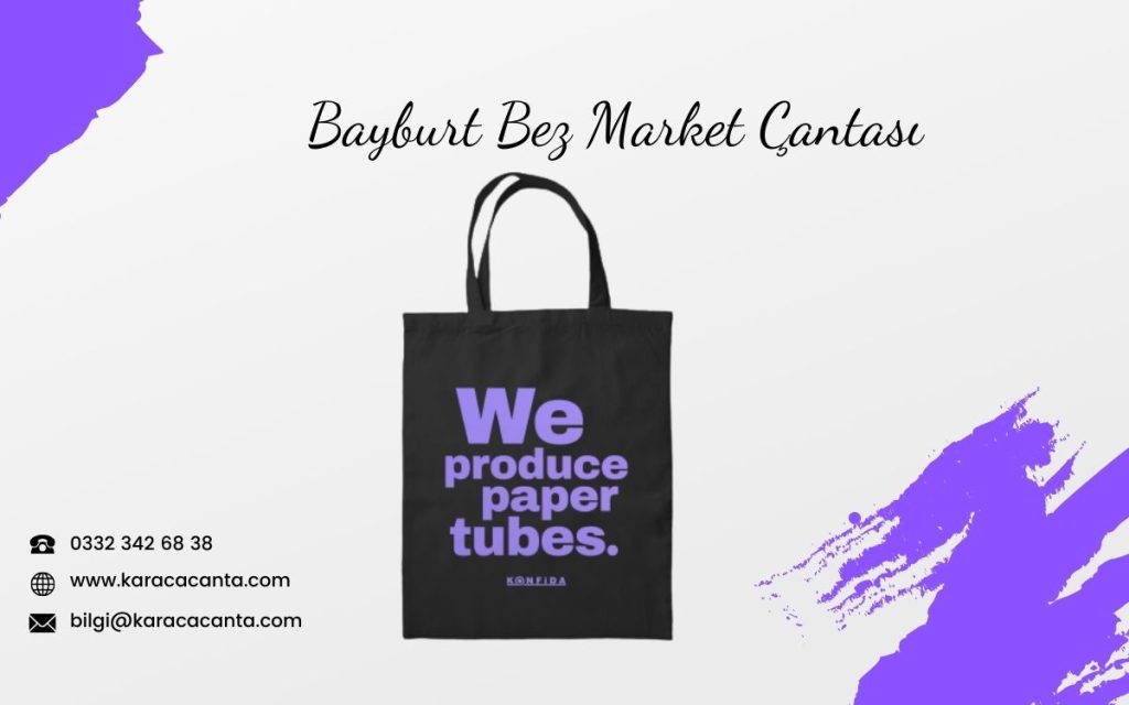 Bayburt Bez Market Çantası