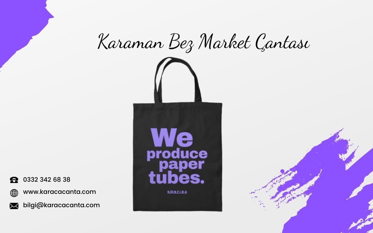Karaman Bez Market Çantası